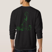 Das Leben ist ein Garten Sweatshirt (Rückseite)