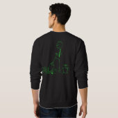 Das Leben ist ein Garten Sweatshirt (Schwarz voll)