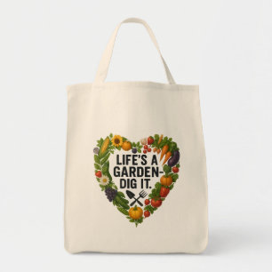 Das Leben ist ein Garten Tragetasche