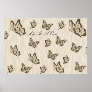 Das Leben ist ein Gedicht Poster