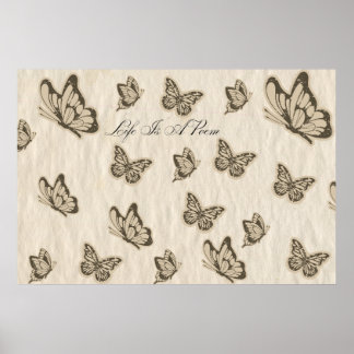 Das Leben ist ein Gedicht Poster