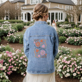 Das Leben ist ein Gleichgewicht zwischen Festhalte Jeansjacke