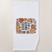 Das Leben ist ein gourgotischer Fall Strandtuch (Vorderseite)