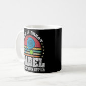 Das Leben ist ein großartiger Padel, der es zu ein Kaffeetasse (Vorderseite Links)