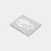 Das Leben ist ein großes Abenteuer Post-it Klebezettel (angewinkelt)