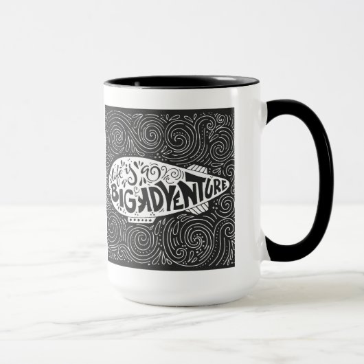 Das Leben ist ein großes Abenteuer Tasse (Rechts)