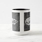 Das Leben ist ein großes Abenteuer Tasse (Zentrum)