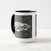 Das Leben ist ein großes Abenteuer Tasse (Vorderseite Links)