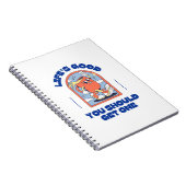 Das Leben ist ein guter Sarkasmus Notizblock (Rechte Seite)