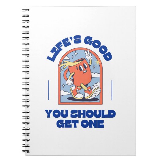 Das Leben ist ein guter Sarkasmus Notizblock (Vorderseite)