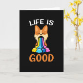 Das Leben ist ein gutes Geschenk des Cogi Karte (Gelbe Blume)