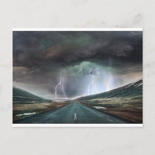 Das Leben ist ein Highway Postkarte (Vorderseite)