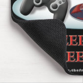 Das Leben ist ein Hobby zwischen Spielen Mousepad (Ecke)
