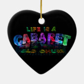 Das Leben ist ein Kabarett, alter Kumpel Keramikornament (Hinten)