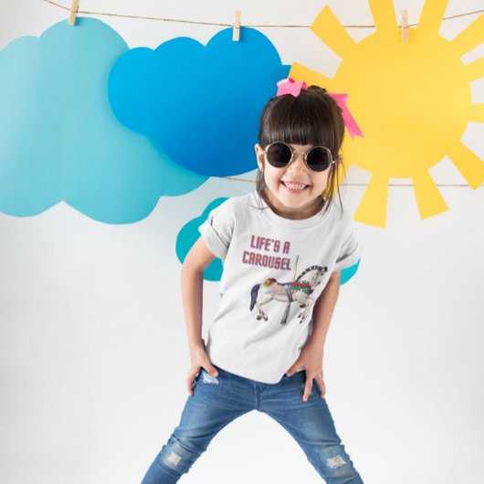 Das Leben ist ein Karussell-T - Shirt