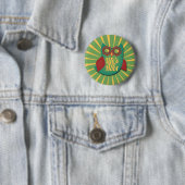 Das Leben ist ein Kinderspiel Eule Button (Beispiel)
