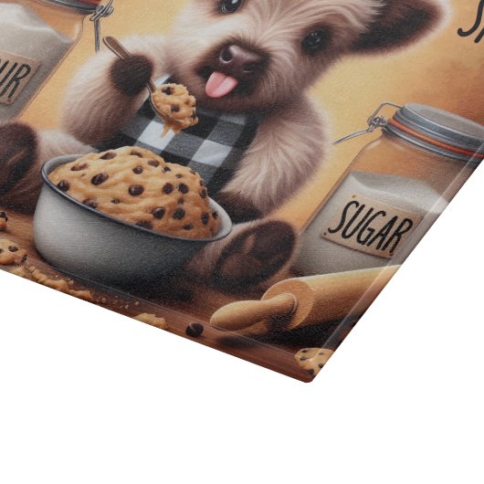 Das Leben ist ein Kurzes Kuhschneidbrett Schneidebrett (Ecke)