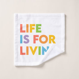 Das Leben ist ein Leben Badhandtuch Set