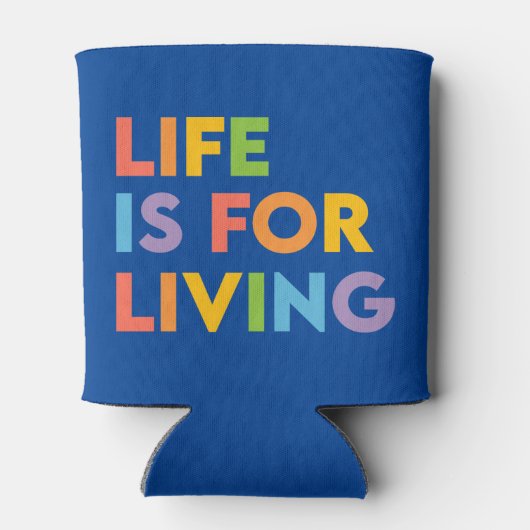 Das Leben ist ein Leben Dosenkühler (Rückseite)