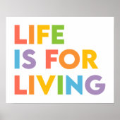 Das Leben ist ein Leben Poster (Vorne)