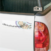 Das Leben ist ein Menschenrecht! Autoaufkleber (Auf Lkw)