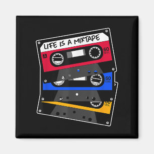 Das Leben ist ein Mixtape, altes Schulband Magnet
