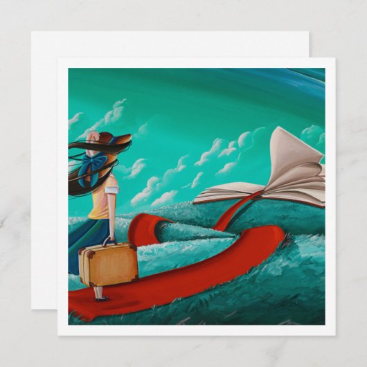 Das Leben ist ein offenes Buch - Mini Print (Vorne/Hinten)