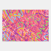 Das Leben ist ein Party Geschenkpapier Set (Vorderseite 3)