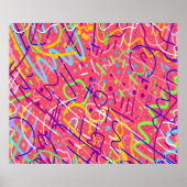 Das Leben ist ein Party Poster (Vorne)