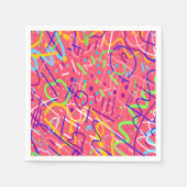 Das Leben ist ein Party Serviette (Vorderseite)