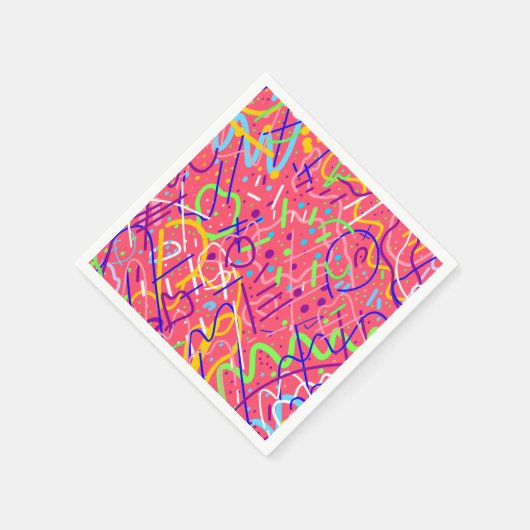 Das Leben ist ein Party Serviette (Ecke)