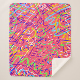 Das Leben ist ein Party Sherpadecke