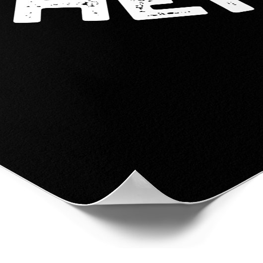 Das Leben ist ein Pfirsich, dann Pie Fruit Pun Dar Poster (Ecke)