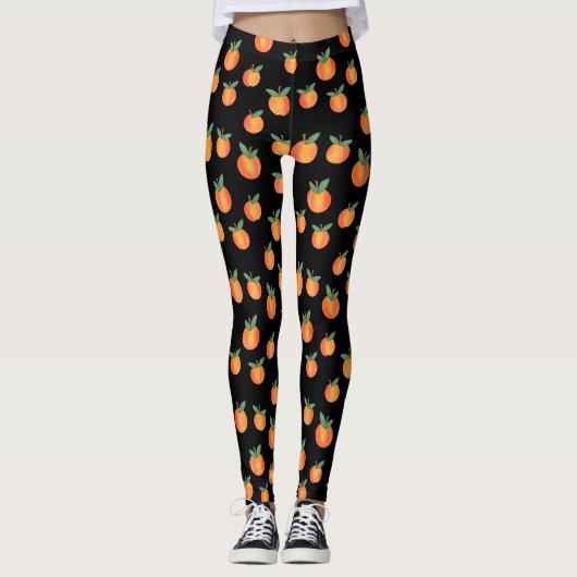 Das Leben ist ein pfirsiches Leggings (Vorderseite)