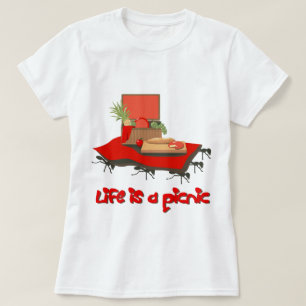 Das Leben ist ein Picnic... für Ants Ladys Basic T-Shirt