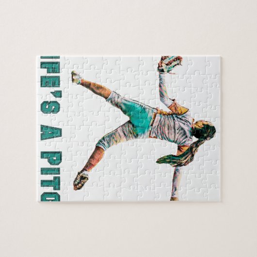 Das Leben ist ein Pitch Puzzle (Horizontal)