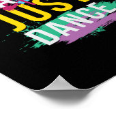 Das Leben ist ein Rave Festival Poster (Ecke)