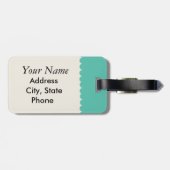 Das Leben ist ein Reise-Gepäckanhänger Gepäckanhänger (Rückseite horizontal)