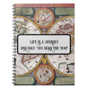 Das Leben ist ein Reisebericht Notizblock