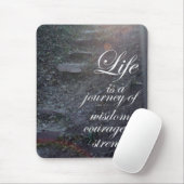 Das Leben ist ein Reisezitat inspirierend mousepad (Mit Mouse)