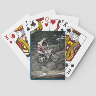 Das Leben ist ein Rennen positive Vibes und Motorr Spielkarten