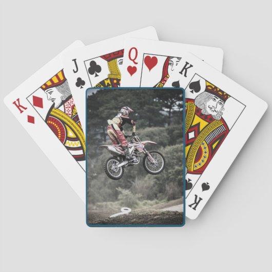 Das Leben ist ein Rennen positive Visionen und Mot Spielkarten (Rückseite)