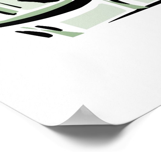 Das Leben ist ein rollender Untersetzer. Genießen Poster (Ecke)