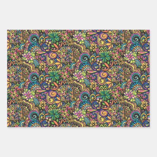 Das Leben ist ein Rundpapier Geschenkpapier Set (Vorderseite)