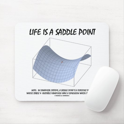 Das Leben ist ein Sattel-Punkt (Mathe u. Mousepad (Mit Mouse)
