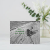 Das Leben ist ein schlechtes Postkartenspiel Postkarte (Stehend Vorderseite)