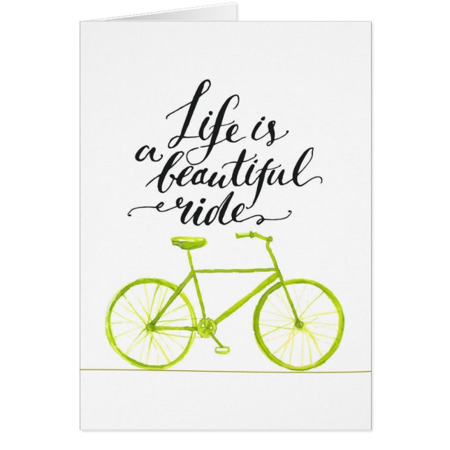 Das Leben ist ein schöne FahrLimones Grün (Vorne)