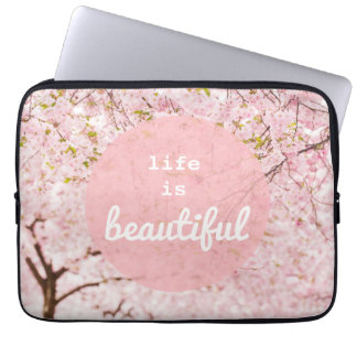 Das Leben ist ein schöner Laptop-Sieb Laptopschutzhülle