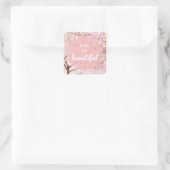 Das Leben ist ein schöner Sticker (Tasche)