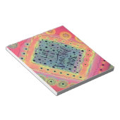 Das Leben ist ein schöner Weg Inspiration Hübsch Notizblock (angewinkelt)